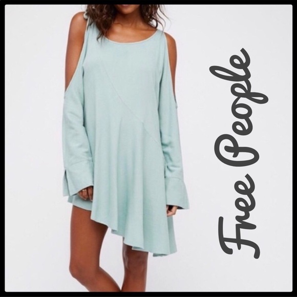 Free People Dresses & Skirts - Free People Cold Shoulder Asymmetric Tunic Dress